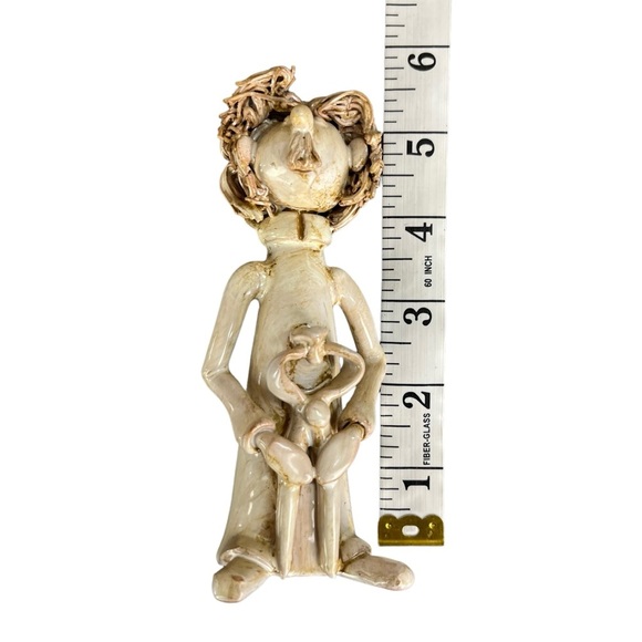 Vintage Dino Bencini Dentist With Tooth Ceramic Sculpture Signed Figurine Italy - Picture 6 of 6